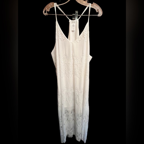 New maxi length dress White Lace size 4X - Picture 1 of 6